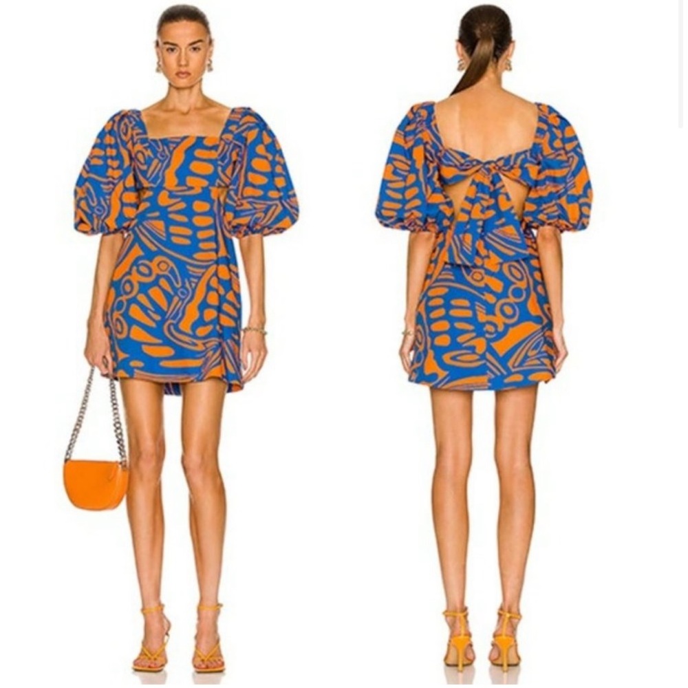 Alexis Bodhi Puff Sleeve Mini Dress | Never Been Worn